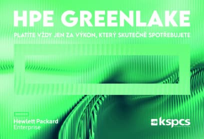 HPE GreenLake: Vaše IT jako služba. Jednoduše. Chytře. Flexibilně.